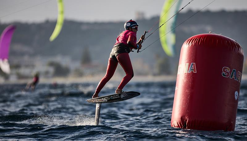 Daniela Moroz in action in Cagliari's Poetto - Sardinia Grand Slam - Formula Kite World Championship - photo © IKA Media