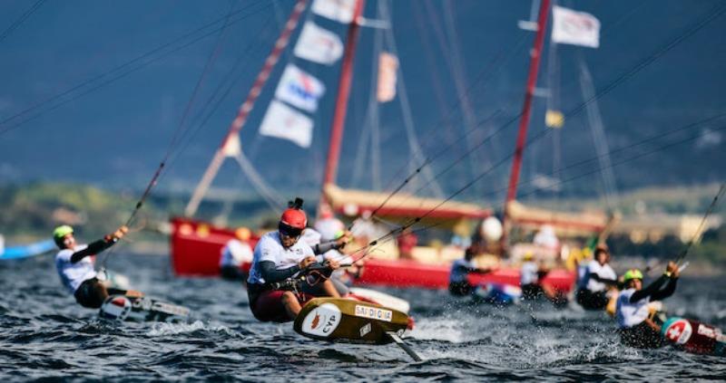 Denis Taradin (CYP) said he was backing off today - 2022 Formula Kite World Championships in Cagliari, Sardinia - Day 3 photo copyright Robert Hajduk / IKA media taken at  and featuring the Kiteboarding class