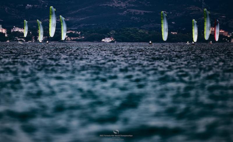 What lurks beneath... - 2022 Formula Kite World Championships in Cagliari, Sardinia - Day 3 - photo © Robert Hajduk / IKA media