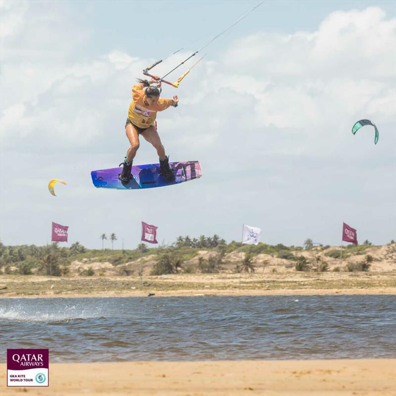 Rita Arnaus - Copa Kitley GKA Freestyle Kite World Cup Brazil - Day 2 photo copyright Svetlana Romantsova taken at  and featuring the Kiteboarding class