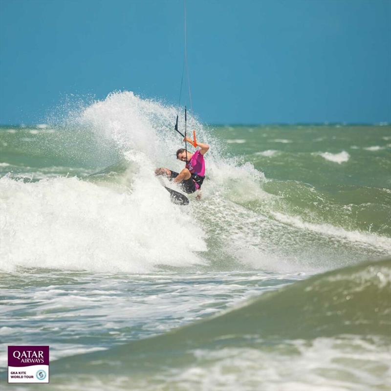 Matt Maxwell - Copa Kitley GKA Kite-Surf & Hydrofoil-Freestyle World Cups Brazil - Day 1 photo copyright Svetlana Romantsova taken at  and featuring the Kiteboarding class