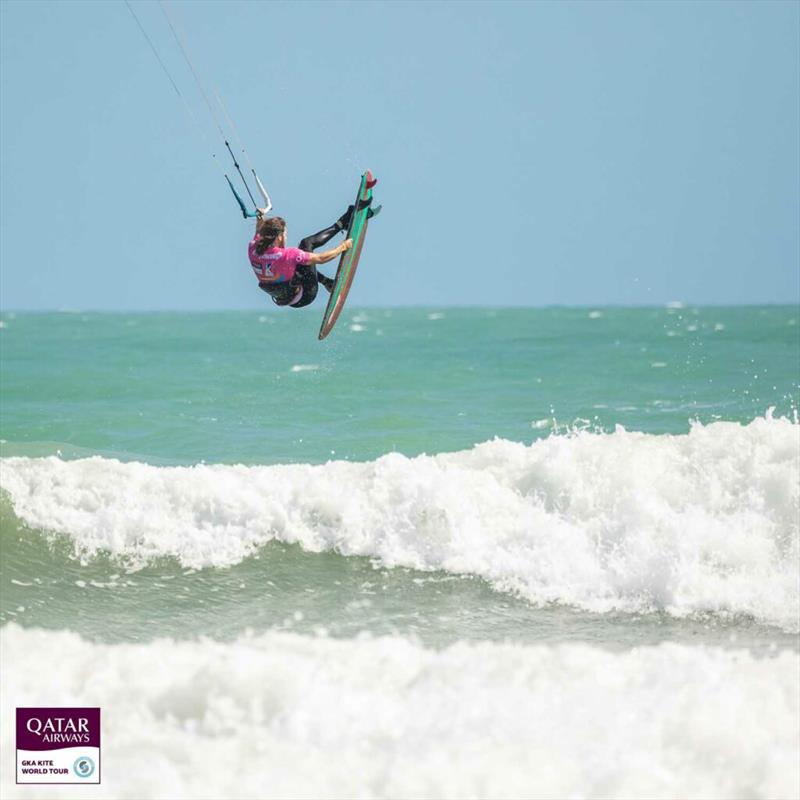 Reece Myerscough - Copa Kitley GKA Kite-Surf & Hydrofoil-Freestyle World Cups Brazil - Day 2 photo copyright Svetlana Romantsova taken at  and featuring the Kiteboarding class