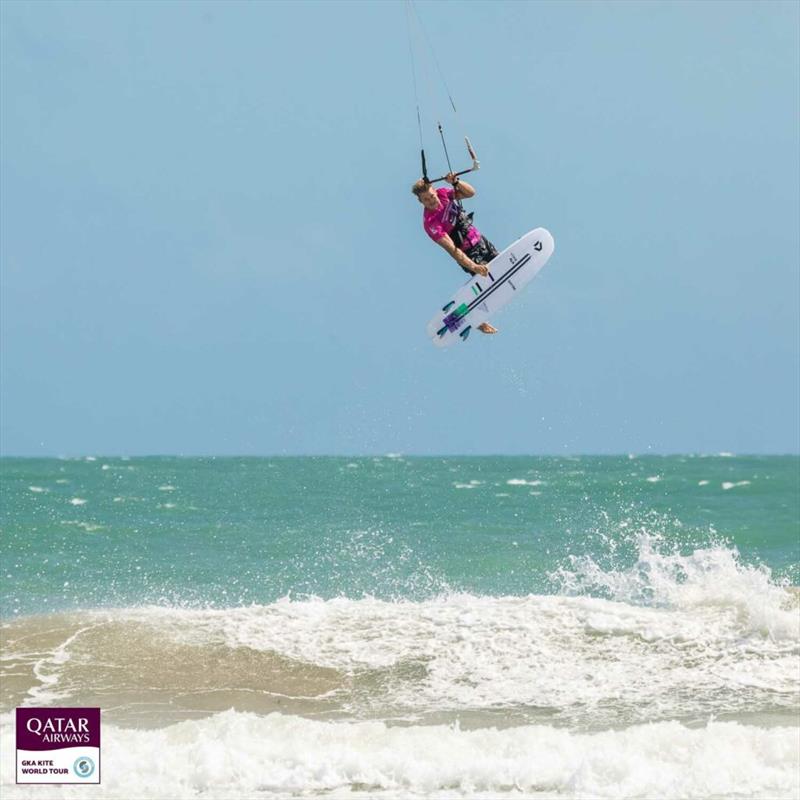 James Carew - Copa Kitley GKA Kite-Surf & Hydrofoil-Freestyle World Cups Brazil - Day 2 photo copyright Svetlana Romantsova taken at  and featuring the Kiteboarding class