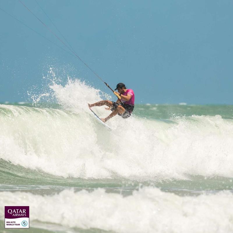 Pedro Matos - Copa Kitley GKA Kite-Surf & Hydrofoil-Freestyle World Cups Brazil - Day 2 photo copyright Svetlana Romantsova taken at  and featuring the Kiteboarding class