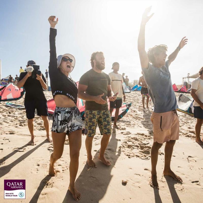 Carew fans - Copa Kitley GKA Kite-Surf & Hydrofoil-Freestyle World Cups Brazil, day 3 photo copyright Svetlana Romantsova taken at  and featuring the Kiteboarding class