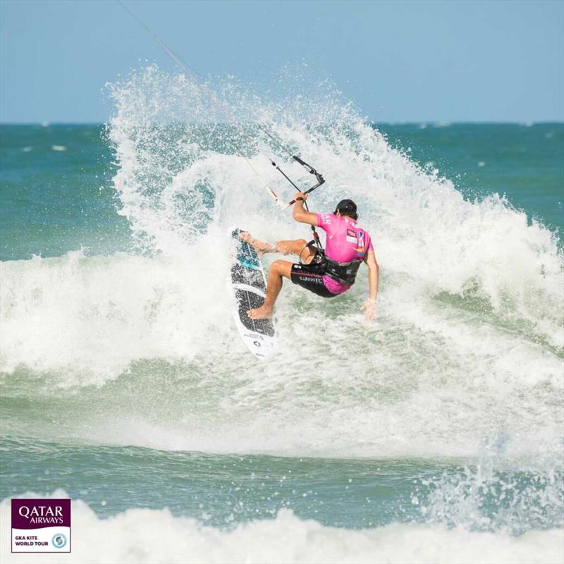 Pedro Matos - Copa Kitley GKA Kite-Surf & Hydrofoil-Freestyle World Cups Brazil, day 3 photo copyright Svetlana Romantsova taken at  and featuring the Kiteboarding class