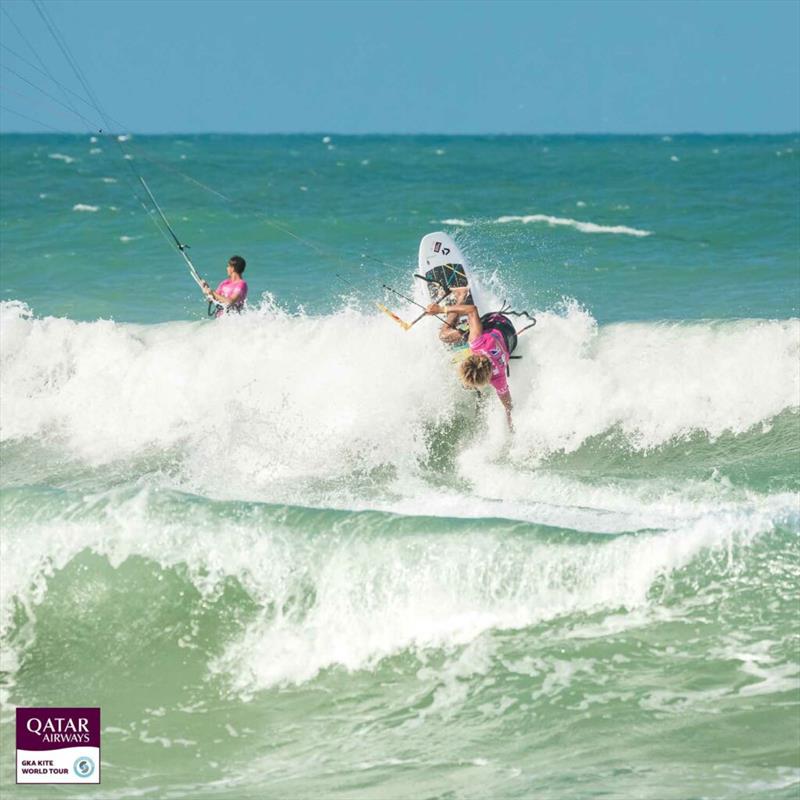 Matchu Lopes - Copa Kitley GKA Kite-Surf & Hydrofoil-Freestyle World Cups Brazil, day 3 photo copyright Svetlana Romantsova taken at  and featuring the Kiteboarding class