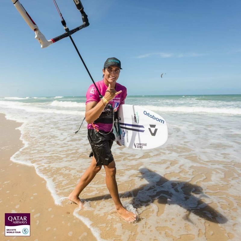 Pedro Matos - Copa Kitley GKA Kite-Surf & Hydrofoil-Freestyle World Cups Brazil, day 3 photo copyright Svetlana Romantsova taken at  and featuring the Kiteboarding class