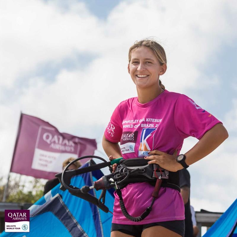 World Champion, Capucine - Copa Kitley GKA Kite-Surf & Hydrofoil-Freestyle World Cups Brazil, Day 4 photo copyright Svetlana Romantsova taken at  and featuring the Kiteboarding class