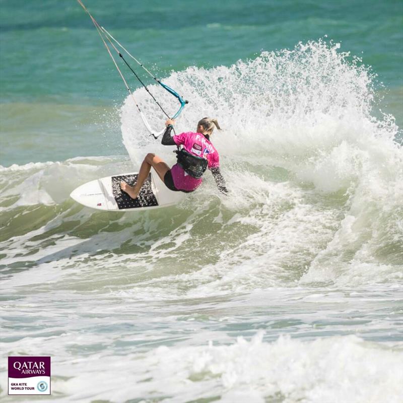 Frances Kelly - Copa Kitley GKA Kite-Surf & Hydrofoil-Freestyle World Cups Brazil, Day 4 photo copyright Svetlana Romantsova taken at  and featuring the Kiteboarding class