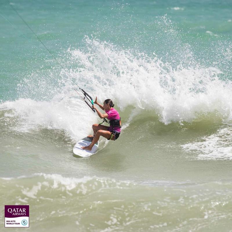 Bruna - Copa Kitley GKA Kite-Surf & Hydrofoil-Freestyle World Cups Brazil, Day 4 photo copyright Svetlana Romantsova taken at  and featuring the Kiteboarding class