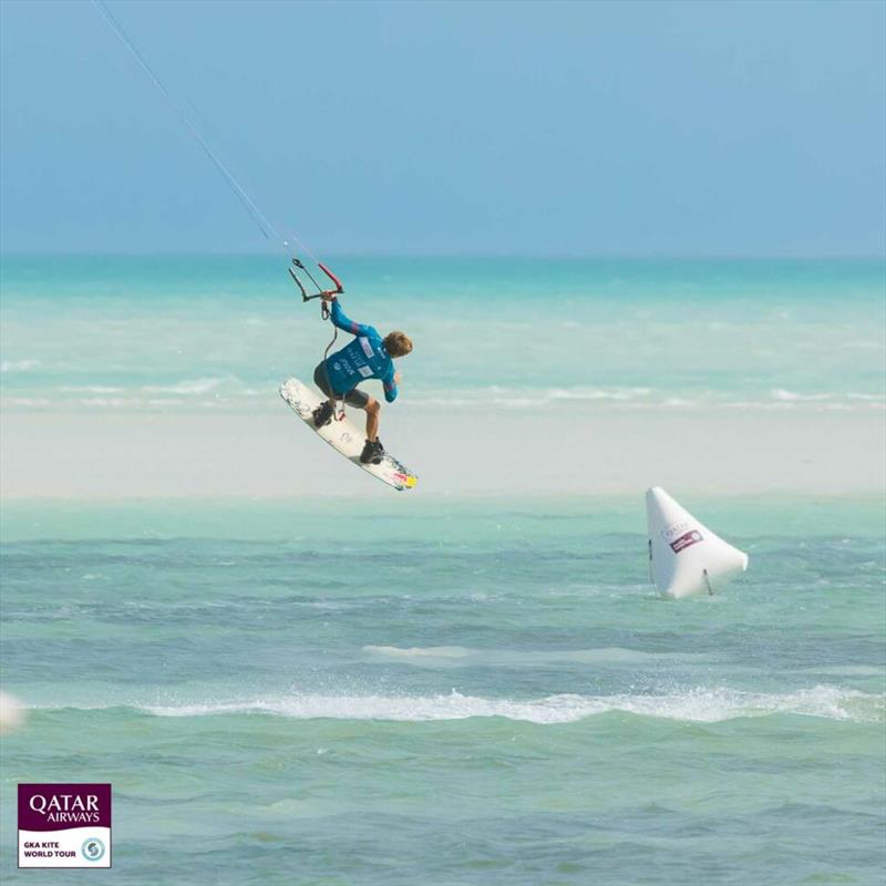 Louka Pitot linking tricks - Visit Qatar GKA Freestyle-Kite World Cup - Day 2 - photo © Svetlana Romantsova