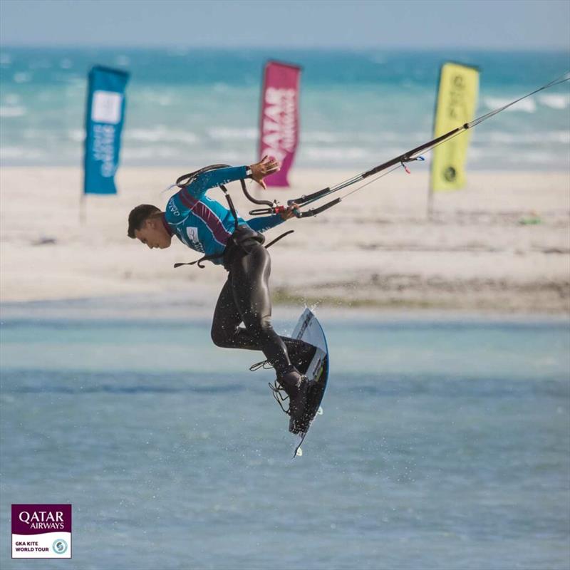 Juan Rodriguez - Visit Qatar GKA Freestyle-Kite World Cup - Day 4 photo copyright Svetlana Romantsova taken at  and featuring the Kiteboarding class