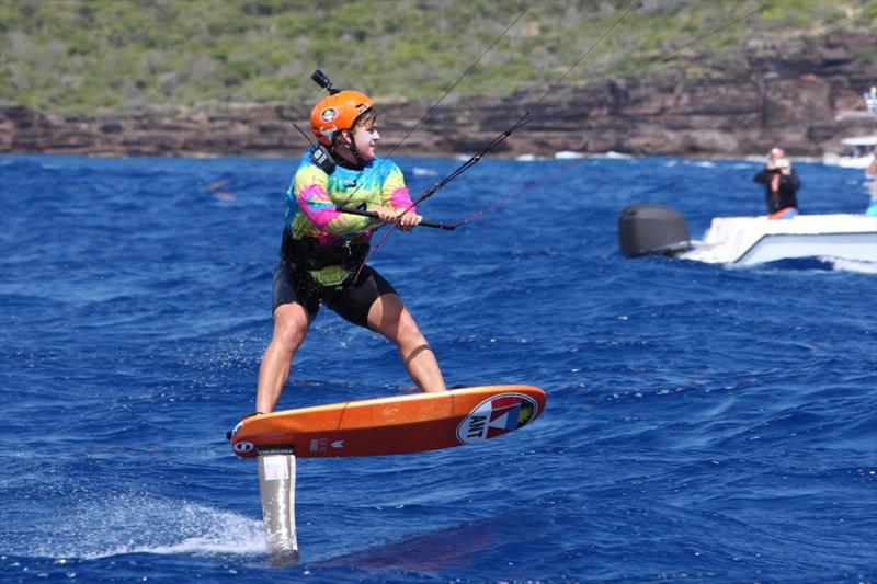 Antiguan kiteboard sensation Tiger Tyson ripped around Antigua in 2 hours 38 mins - Antigua 360 - photo © Tim Wright / Photoaction.com