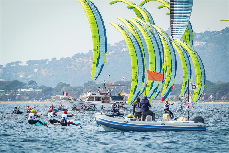 54th Semaine Olympique Française - Toulon Provence Méditerranée Day 5 photo copyright Sailing Energy / Semaine Olympique Française taken at COYCH Hyeres and featuring the Kiteboarding class