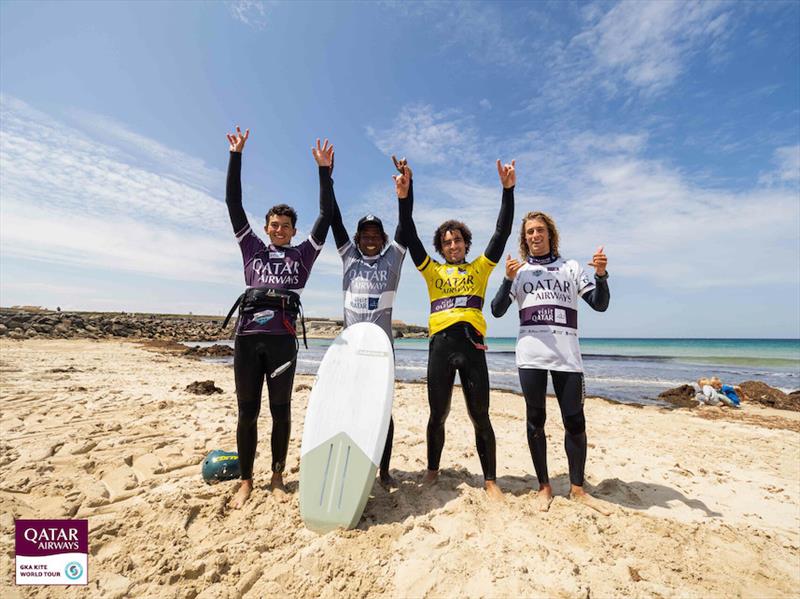 Charles Brodel, Jamie Overbeek, Joselito del Rosario and Maxime Luan Desjardins - Qatar Airways GKA Big Air Kite World Championships Tarifa - photo © Samuel Cardenas