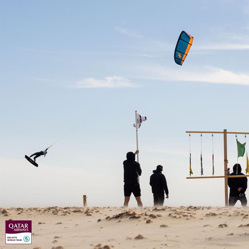 Twin-Tip battles at Qatar Airways GKA Big Air Kite World Championships Tarifa photo copyright Samuel Cardenas taken at  and featuring the Kiteboarding class