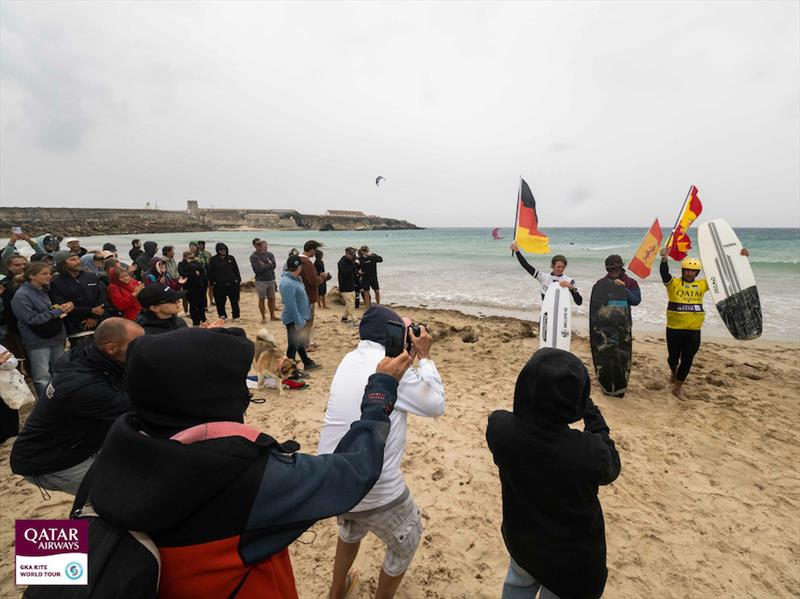 Keanu Merten, Kiko Roig, Marc Garriga - 2023 Qatar Airways GKA Big Air Kite World Championships - photo © Samuel Cardenas