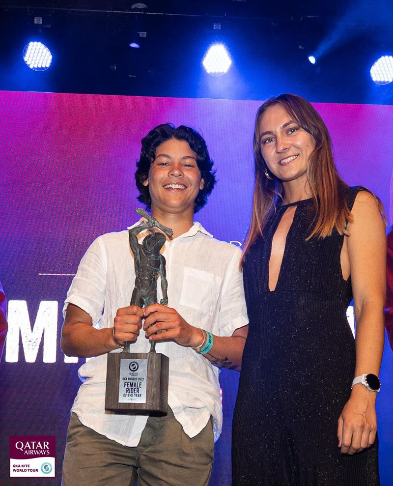Kitesurfer Mikaili Sol's seventh world title comes with her `Best Athlete of the Year` award photo copyright Samuel Cardenas taken at  and featuring the Kiteboarding class
