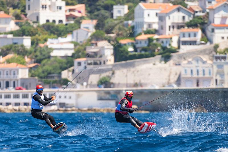 Paris 2024 Olympic Test Event Day 5 photo copyright World Sailing taken at  and featuring the Kiteboarding class