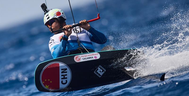 Qibin Huang of China shines on day 1 - 2023 Formula Kite Youth World Championships Gizzeria - photo © IKA Media / Robert Hajduk