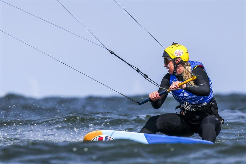 Ellie Aldridge in the 2023 Allianz Sailing World Championships in The Hague - photo © Sailing Energy / World Sailing