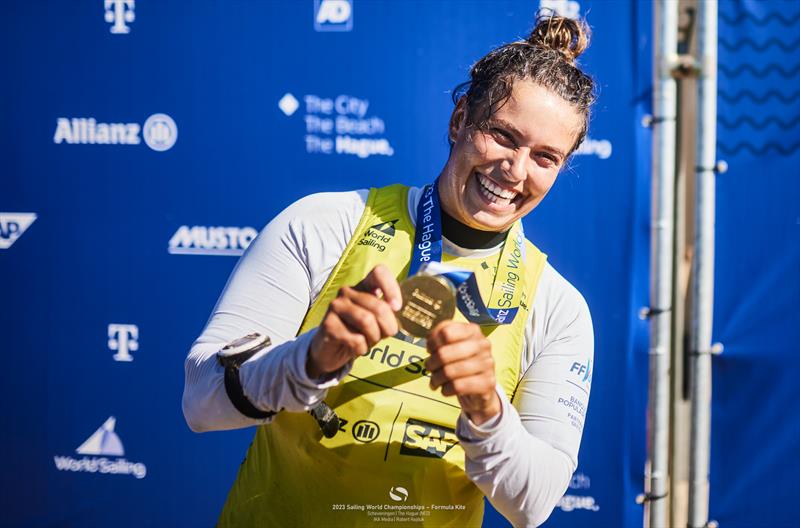 Lauriane Nolot won gold at the 2023 worlds - photo © IKA Media / Robert Hajduk
