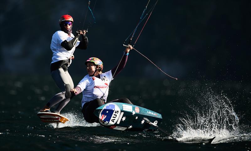 2023 KiteFoil World Series Austria - Breiana Whitehead continues to lead the women - photo © IKA media / Robert Hajduk
