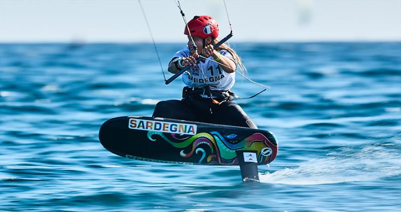Lauriane Nolot won all four races in the women's competition - 2023 Kitefoil World Series - photo © IKA Media / Robert Hajduk