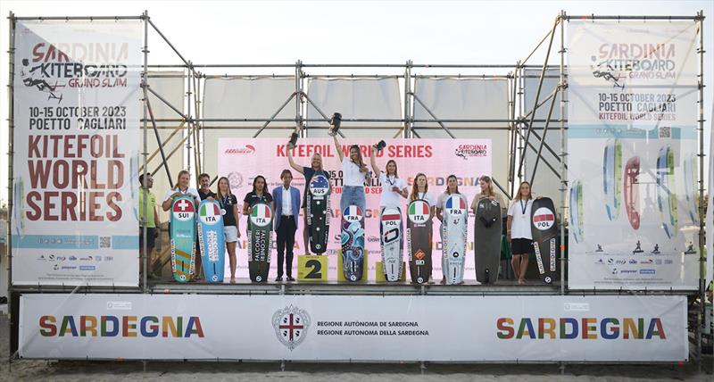 2023 Kitefoil World Series - Nolot triumphant in the middle of the top 10 girls - photo © IKA Media / Robert Hajduk