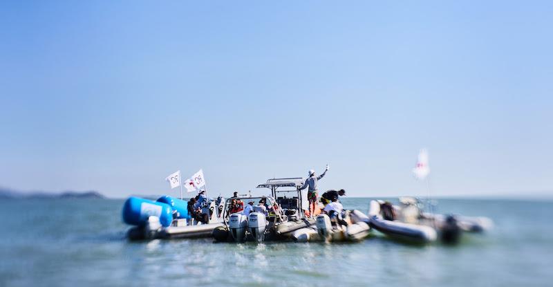 Waiting for the wind - Formula Kite Asia & Oceania Championships 2023 - Day 1 - photo © IKA Media