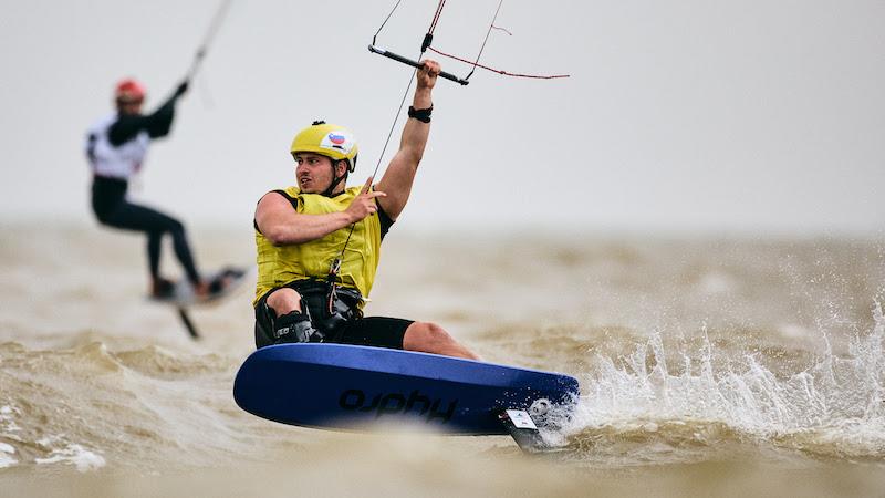 Toni Vodisek pushed Maeder all the way in a tense battle - 2023 KiteFoil World Series Final in Zhuhai - photo © IKA Media / Robert Hajduk