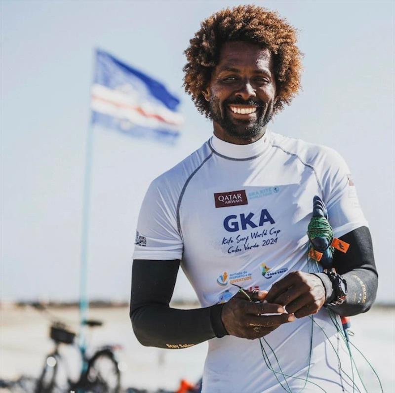 Mitu Monteiro - GKA Kite-Surf World Cup Cape Verde 2024 - Day 1 - photo © Lukas K Stiller