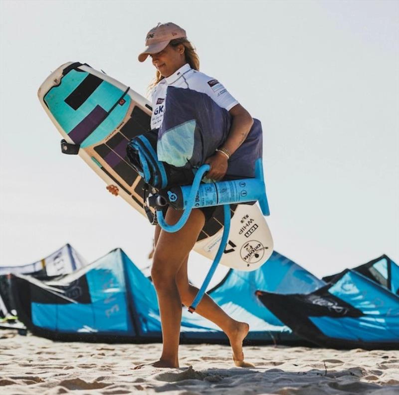 Camille Losserand - GKA Kite-Surf World Cup Cape Verde 2024 - Day 1 - photo © Lukas K Stiller