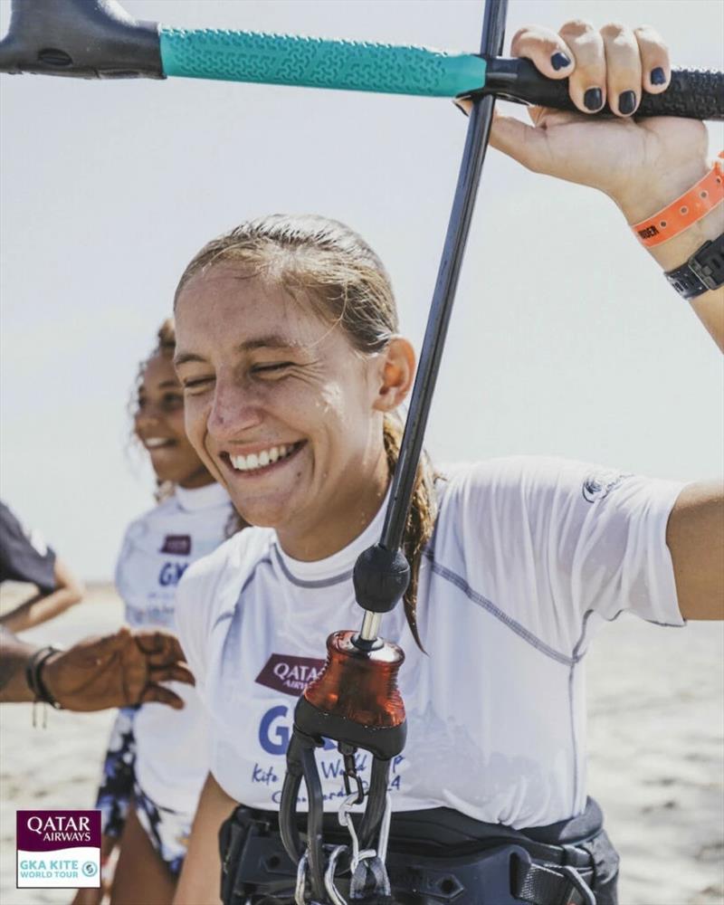 Capucine Delannoy - GKA Kite-Surf World Cup Cape Verde 2024 - Day 4 - photo © Lukas K Stiller