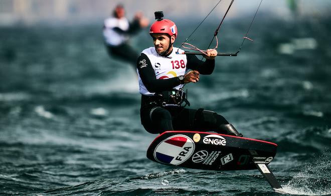 2024 Formula Kite Europeans Day 2: Axel Mazella fighting back from injury and up to 4th overall photo copyright IKA Media / Robert Hajduk taken at  and featuring the Kiteboarding class