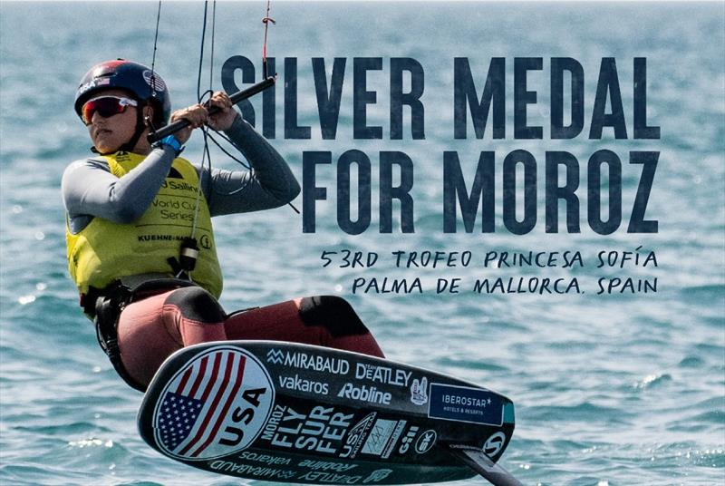 Daniela Moroz takes Silver from 53rd Trofeo Princesa Sofía  photo copyright US Sailing Team taken at Real Club Náutico de Palma and featuring the Kiteboarding class