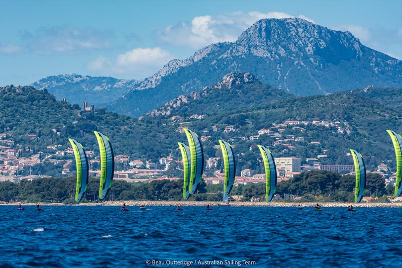 Formula Kite racing. Australian Sailing Team & Squad competing at Semaine Olympique Française 2024 in Hyeres - photo © Beau Outteridge / Australian Sailing Team