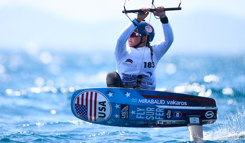 Daniela Moroz gave herself a confidence-boosting day on the water - 2024 Formula Kite World Championships - photo © IKA media/ Robert Hajduk