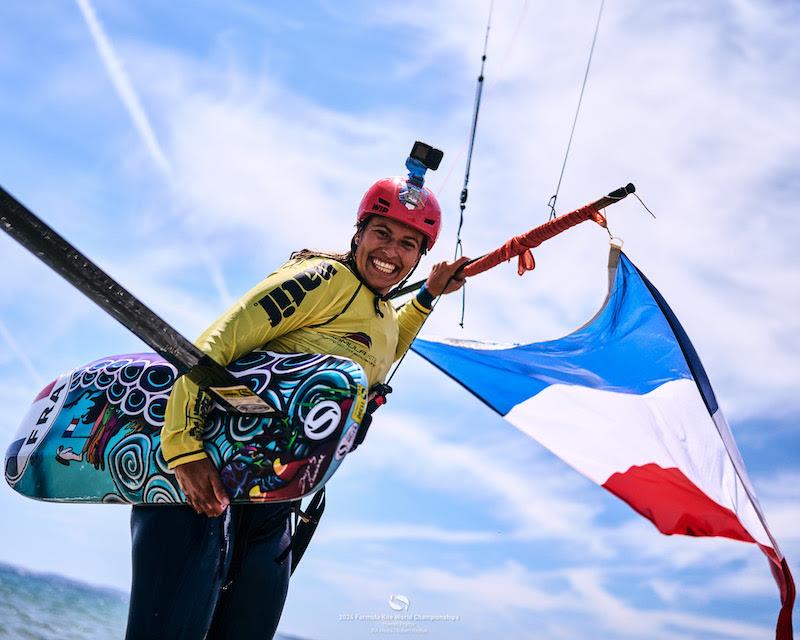 Nolot was a popular winner with her local fans in Hyères - 2024 Formula Kite World Championships - photo © IKA media/ Robert Hajduk