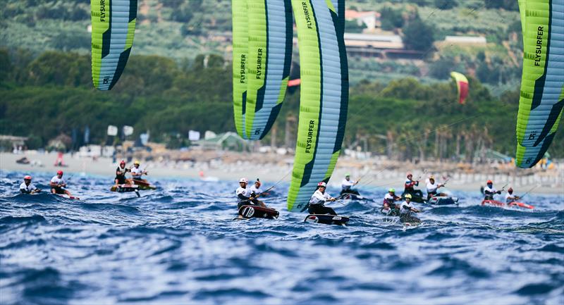 Kites are a common sight on the waters off Hang Loose Beach - photo © IKA media/ Robert Hajduk