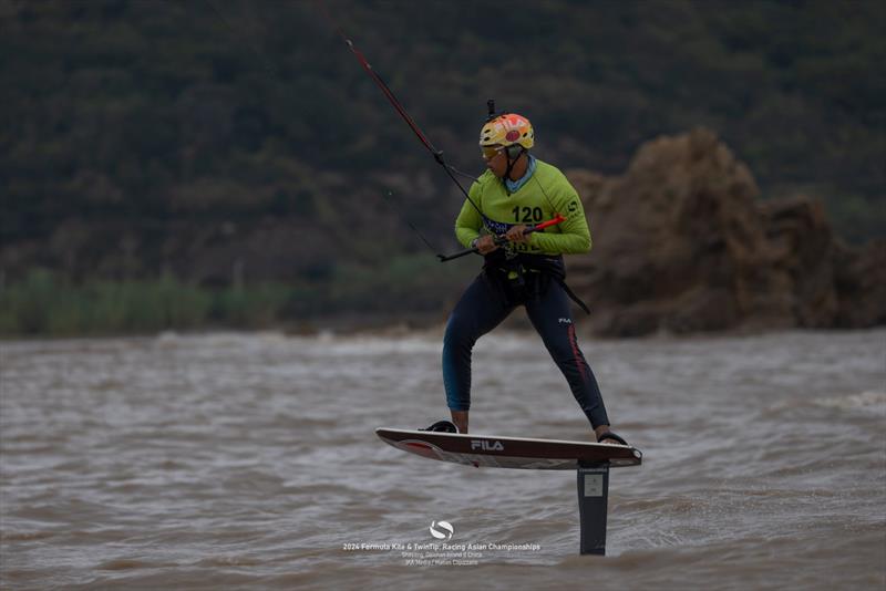 Qibin Huang is the defending Asian champion - 2024 Kiteboarding Asian Championships photo copyright IKA Media / Matias Capizzano taken at  and featuring the Kiteboarding class