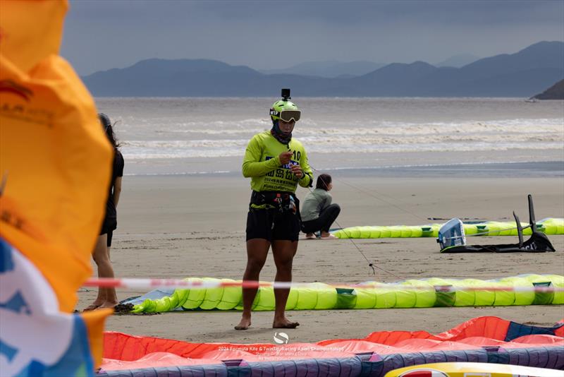 Haoran Zhang qualifies directly to the final. - 2024 Kiteboarding Asian Championships photo copyright IKA Media / Matias Capizzano taken at  and featuring the Kiteboarding class