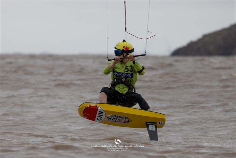 Wan Li goes to the final with two wins - 2024 Kiteboarding Asian Championships photo copyright IKA Media / Robert Hajduk taken at  and featuring the Kiteboarding class