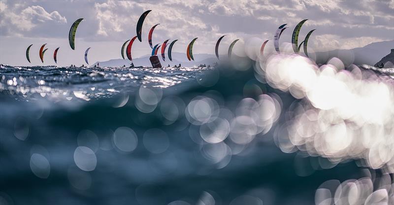 A show of sails and waves in the Gulf of Angels - photo © IKA Media / Robert Hajduk