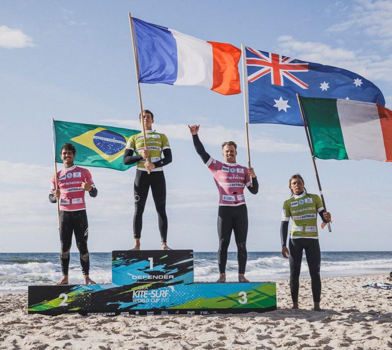 Gabriel Benetton, James Carew, Lorenzo Casati and Theo Demanez - GKA Kite-Surf Big Air World Cup Sylt 2025 - photo © Lukas K Stiller