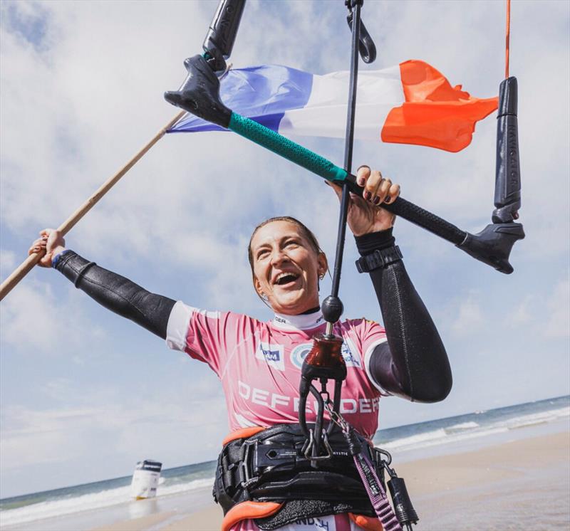 Capucine Delannoy - GKA Kite-Surf Big Air World Cup Sylt 2025 - photo © Lukas K Stiller