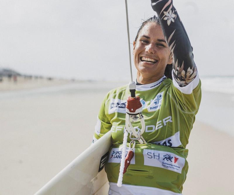 Charlotte Carpentier - GKA Kite-Surf Big Air World Cup Sylt 2025 - photo © Lukas K Stiller