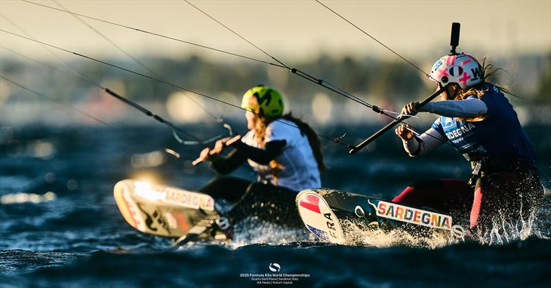 Nolot chasing Pulido in the gnarly stuff - 2025 Formula Kite World Championships - photo © IKA Media / Robert Hajduk