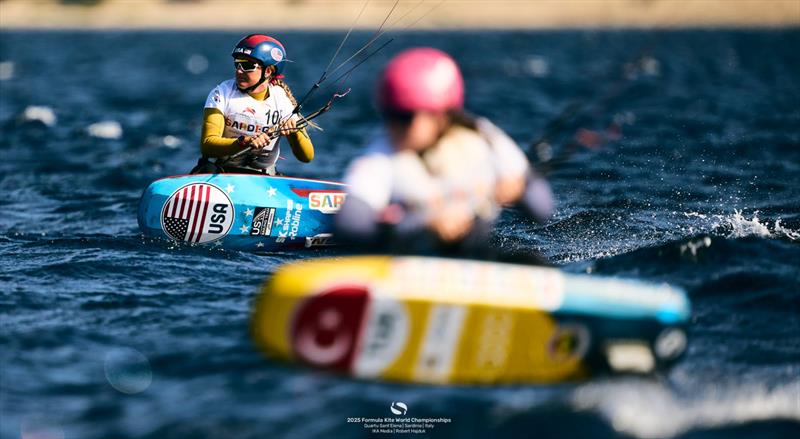 Moroz thriving in strong winds - 2025 Formula Kite Worlds Quartu Sant'Elena - photo © IKA Media / Robert Hajduk